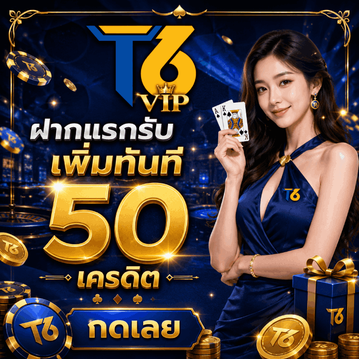 ฝากแรกรับเพิ่มทันที 50 เครดิต