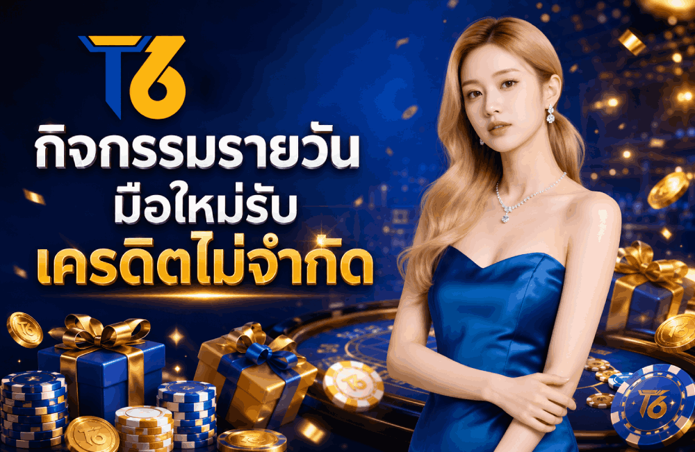 กิจกรรมรายวัน มือใหม่รับเครดิตไม่จำกัด banner t6vip